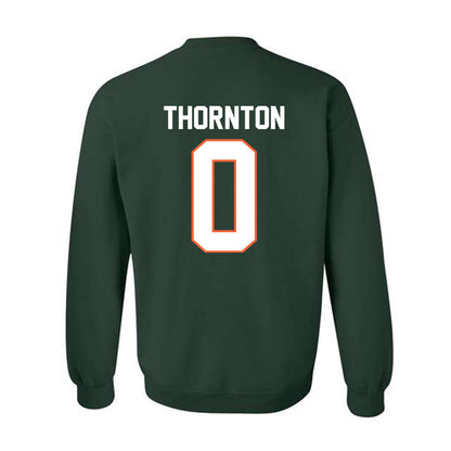 Miami - NCAA Football : Omar Thornton - Classic Shersey Crewneck Sweatshirt-1