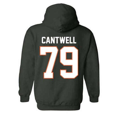 Miami - NCAA Football : Jackson Cantwell - Classic Shersey Hooded Sweatshirt-1