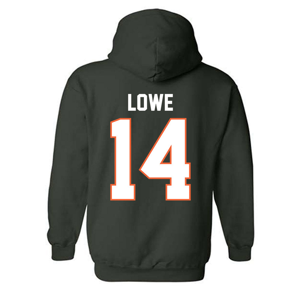 Miami - NCAA Football : Hayden Lowe - Classic Shersey Hooded Sweatshirt-1