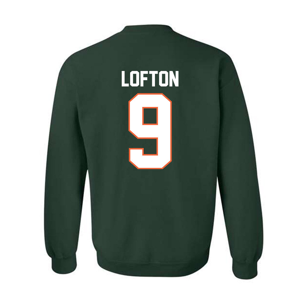 Miami - NCAA Football : Elija Lofton - Classic Shersey Crewneck Sweatshirt-1