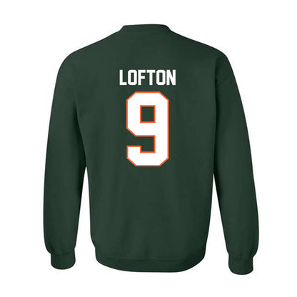 Miami - NCAA Football : Elija Lofton - Classic Shersey Crewneck Sweatshirt-1