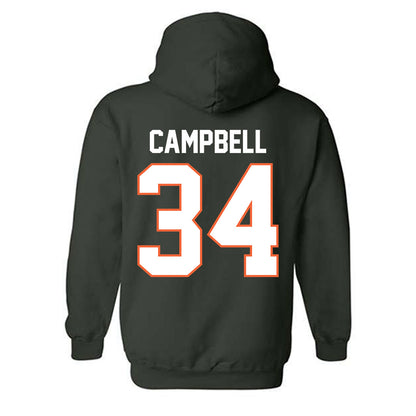 Miami - NCAA Football : Jordan Campbell - Classic Shersey Hooded Sweatshirt-1