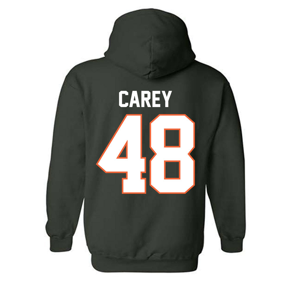 Miami - NCAA Women's Soccer : sage carey - Classic Shersey Hooded Sweatshirt-1