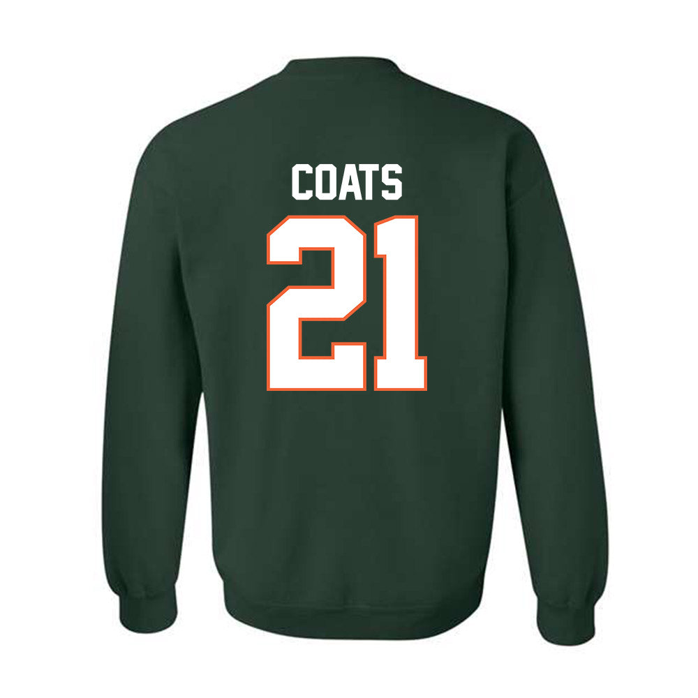 Miami - NCAA Baseball : TJ Coats - Classic Shersey Crewneck Sweatshirt-1