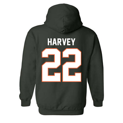 Miami - NCAA Women's Volleyball : Asia Harvey - Classic Shersey Hooded Sweatshirt-1