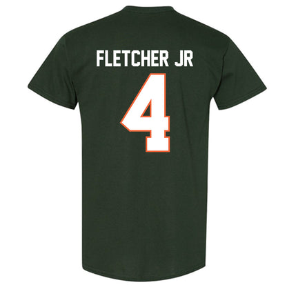 Miami - NCAA Football : Mark Fletcher Jr - Classic Shersey T-Shirt-1