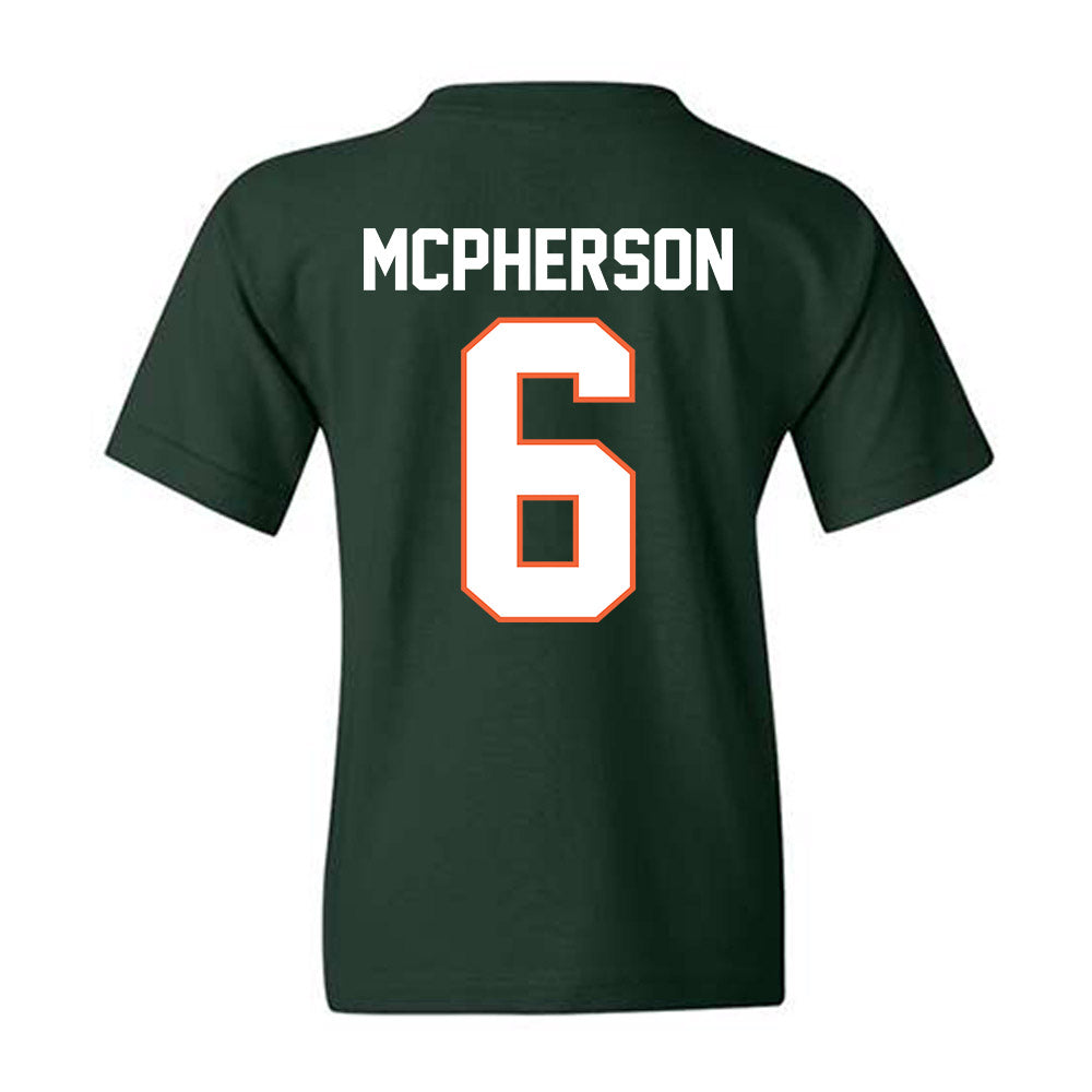 Miami - NCAA Women's Soccer : Jaileah Mcpherson - Classic Shersey Youth T-Shirt-1