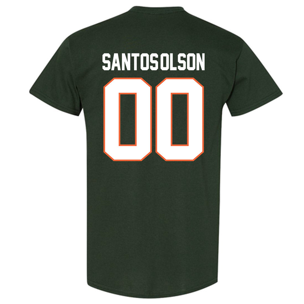 Miami - NCAA Baseball : Sebastian Santos-Olson - Classic Shersey T-Shirt-1