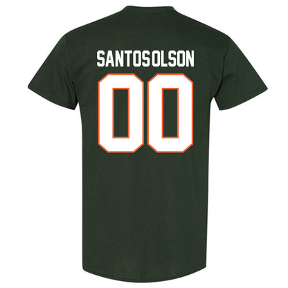 Miami - NCAA Baseball : Sebastian Santos-Olson - Classic Shersey T-Shirt-1