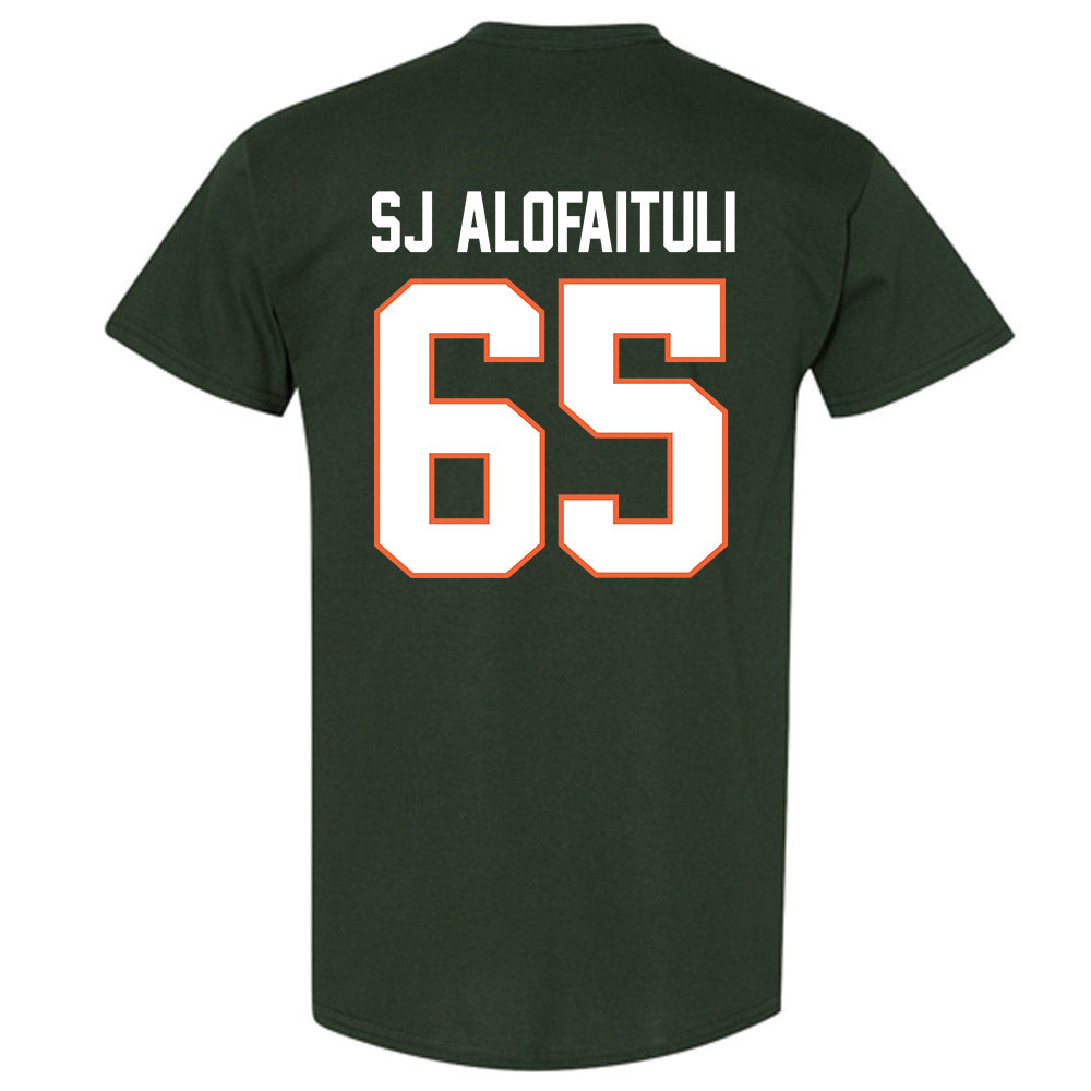 Miami - NCAA Football : Seuseu "SJ" Alofaituli - Classic Shersey T-Shirt-1