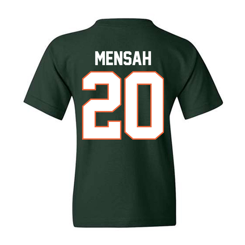 Miami - NCAA Women's Soccer : Grace Mensah - Classic Shersey Youth T-Shirt-1