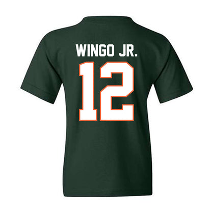 Miami - NCAA Football : Somourian Wingo Jr. - Classic Shersey Youth T-Shirt-1
