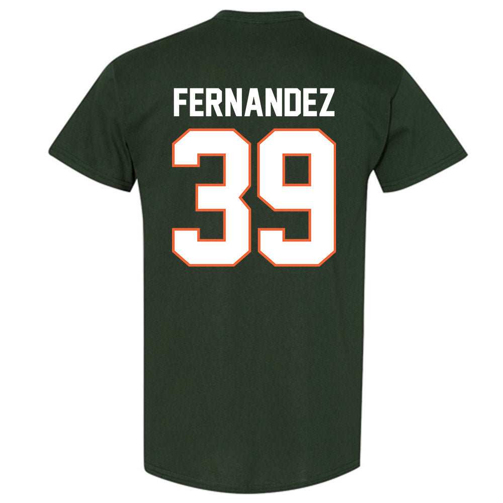 Miami - NCAA Baseball : Michael Fernandez - Classic Shersey T-Shirt-1