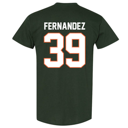 Miami - NCAA Baseball : Michael Fernandez - Classic Shersey T-Shirt-1