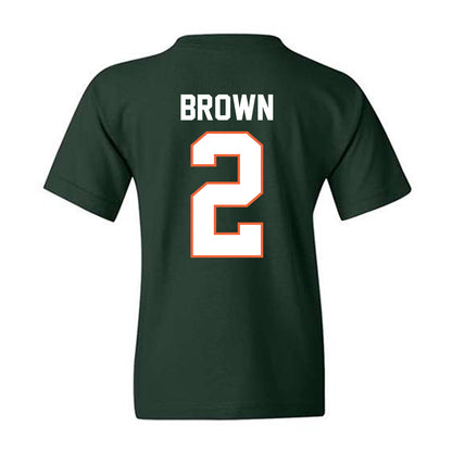 Miami - NCAA Football : Damari Brown - Classic Shersey Youth T-Shirt-1