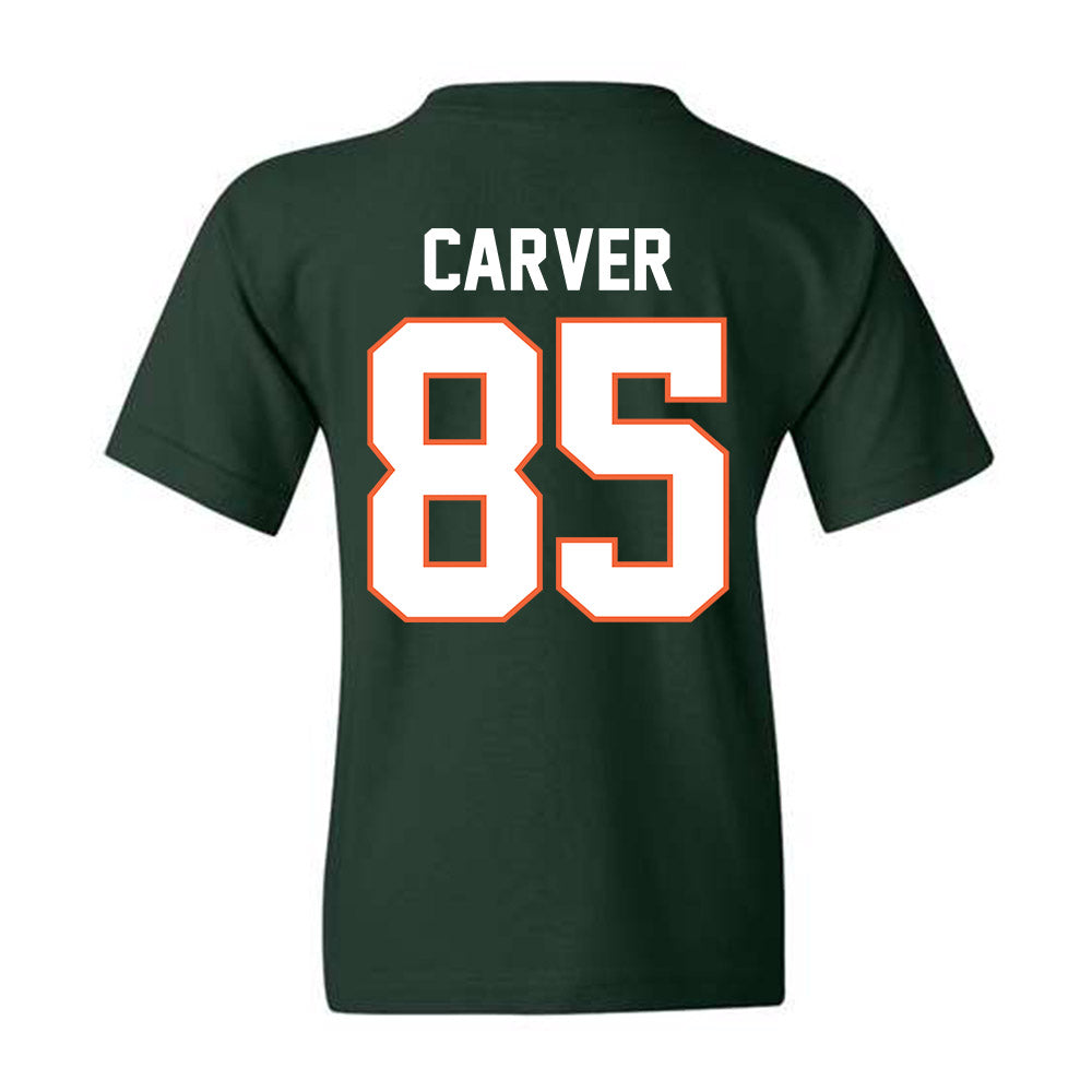 Miami - NCAA Football : Jackson Carver - Classic Shersey Youth T-Shirt