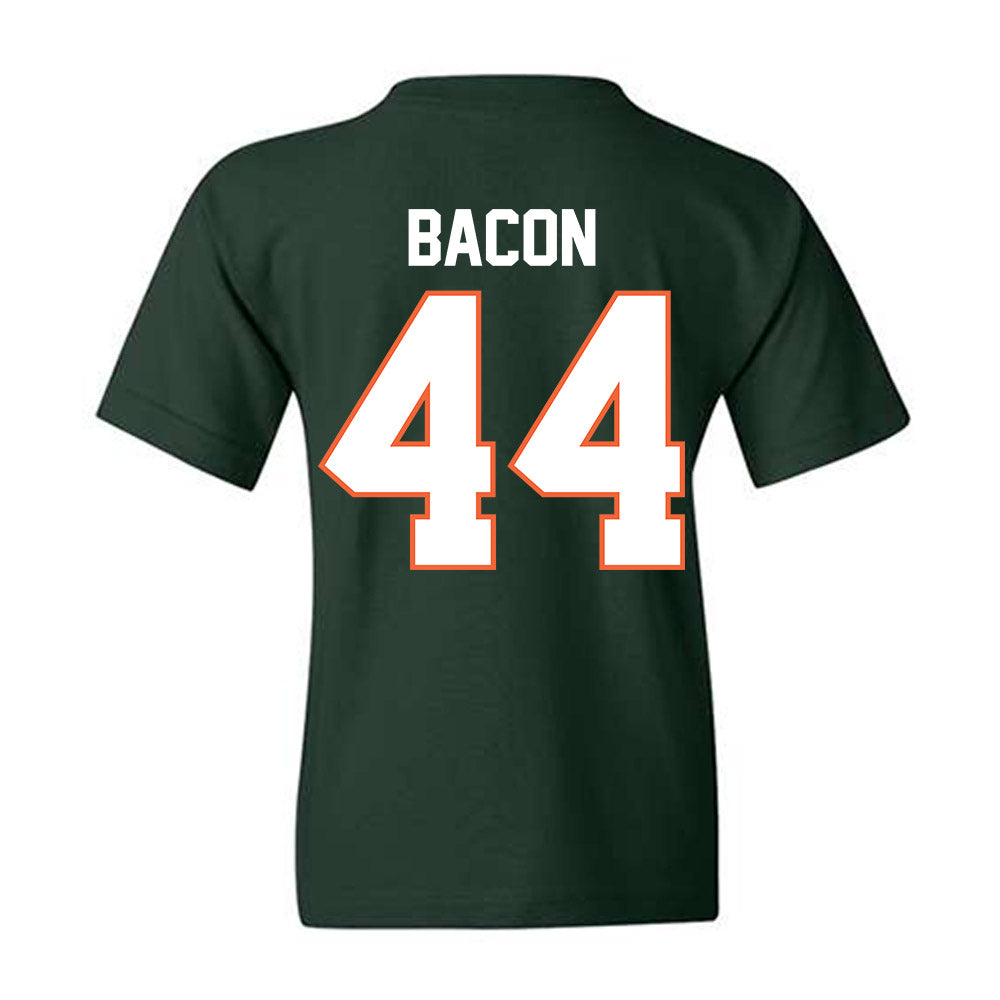 Miami - NCAA Football : Tyson Bacon - Classic Shersey Youth T-Shirt-1