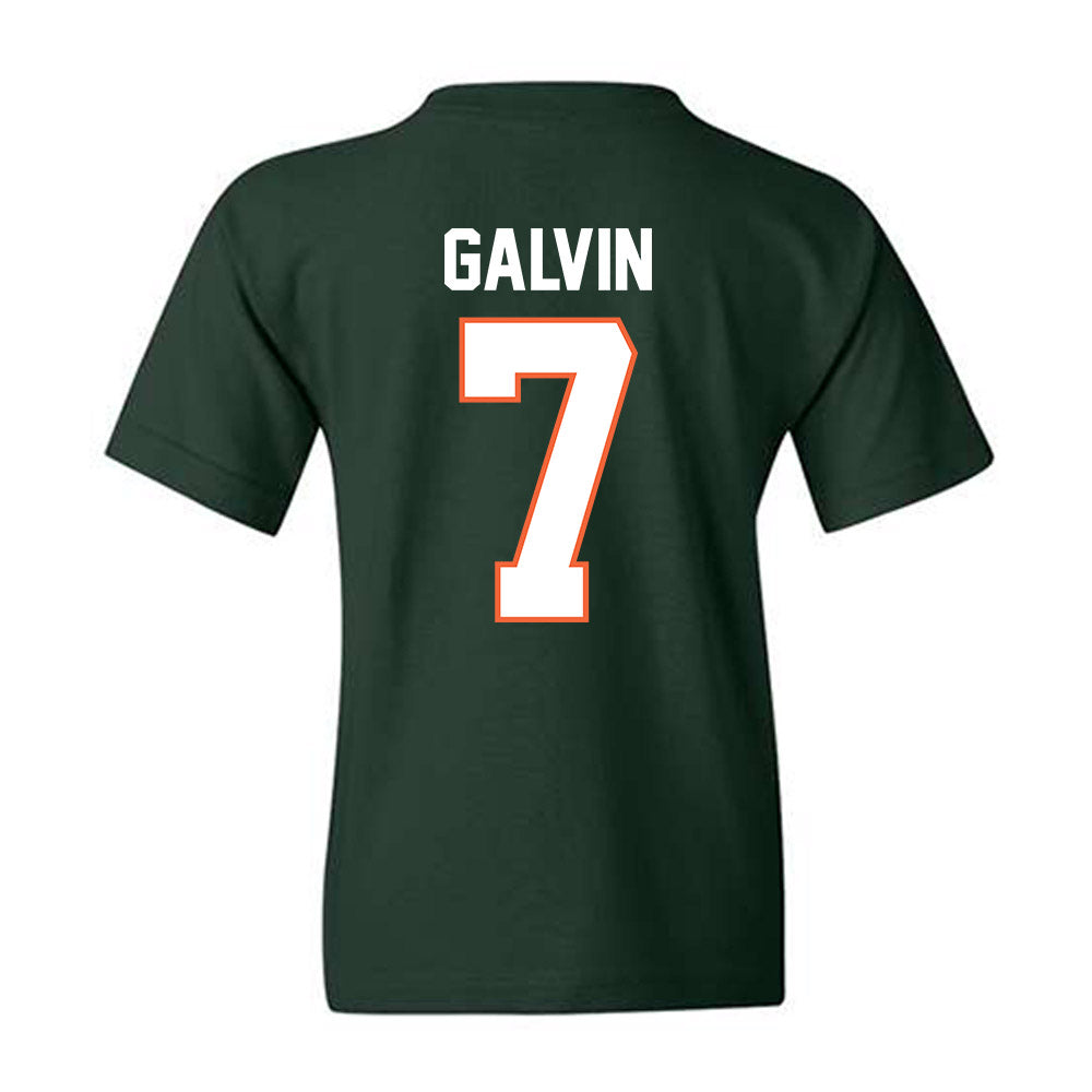 Miami - NCAA Baseball : Max Galvin - Classic Shersey Youth T-Shirt-1