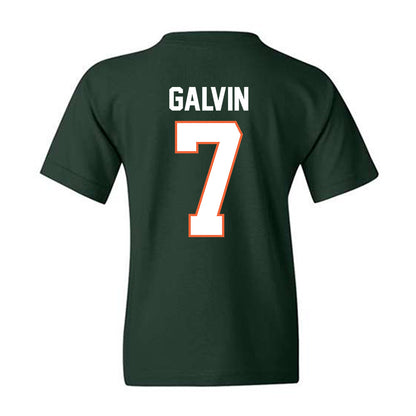 Miami - NCAA Baseball : Max Galvin - Classic Shersey Youth T-Shirt-1