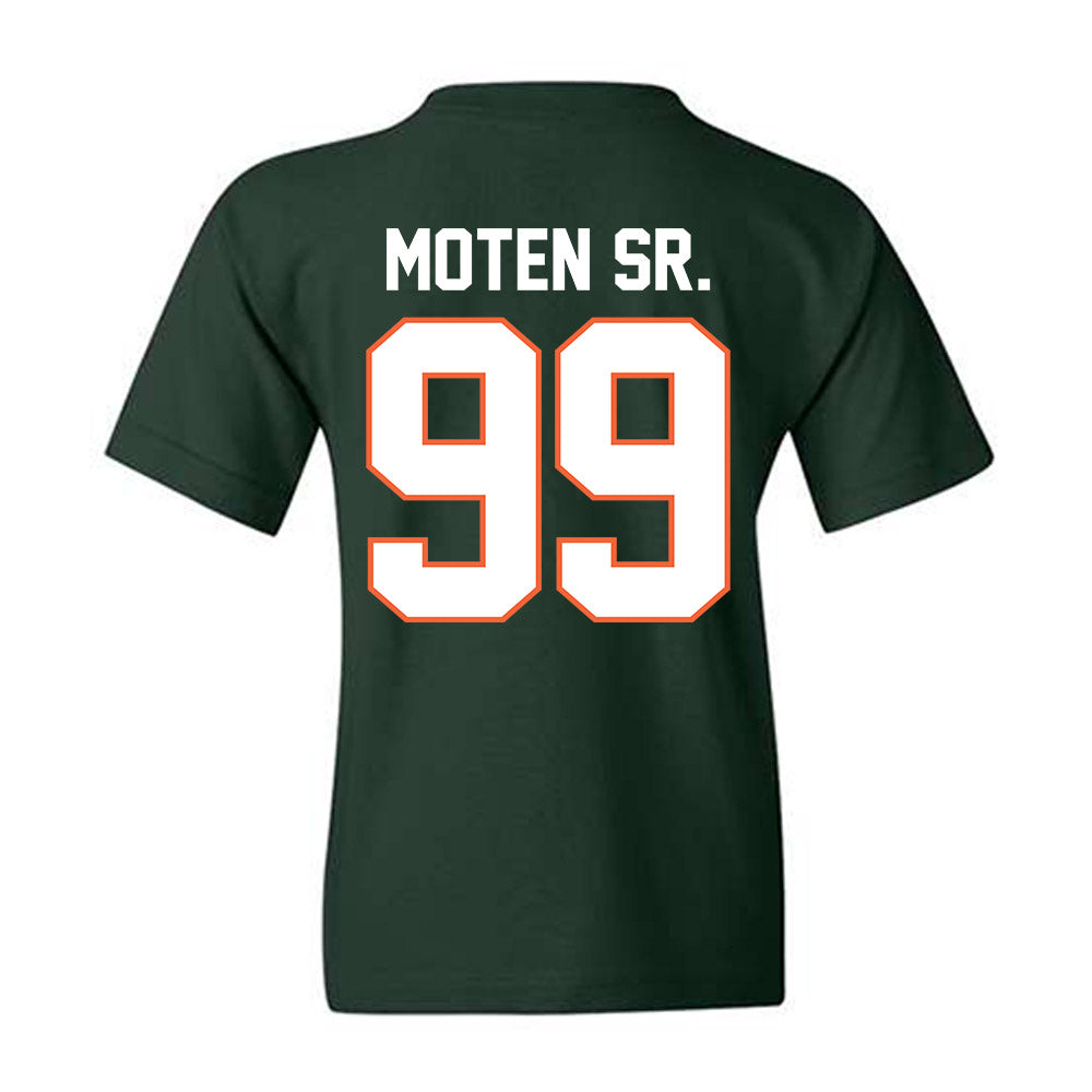 Miami - NCAA Football : Ahmad Moten Sr. - Classic Shersey Youth T-Shirt-1