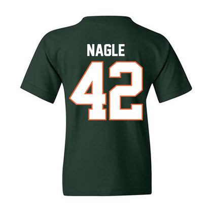 Miami - NCAA Football : Logan Nagle - Classic Shersey Youth T-Shirt-1