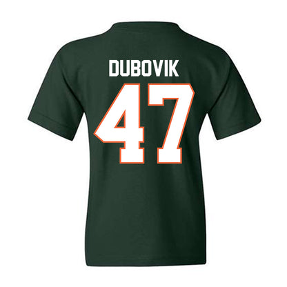 Miami - NCAA Baseball : Dylan Dubovik - Classic Shersey Youth T-Shirt-1