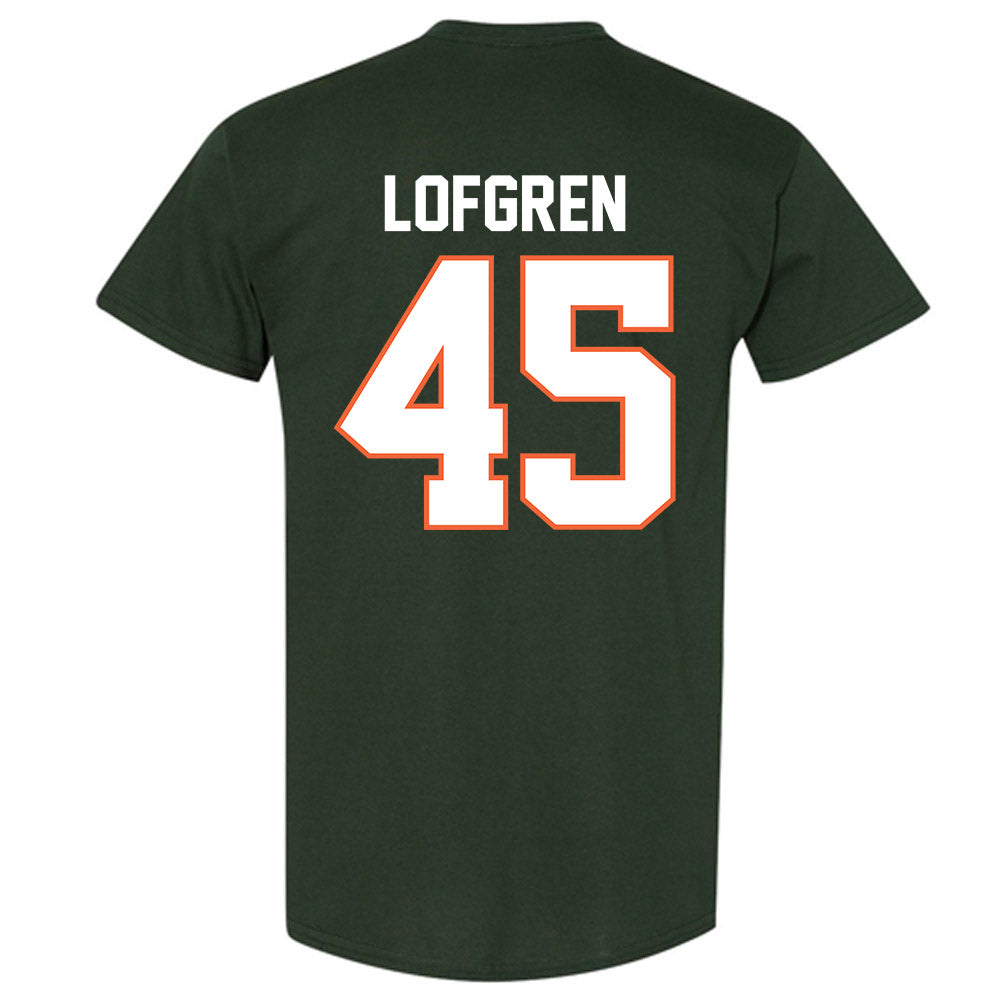 Miami - NCAA Baseball : Brixton Lofgren - Classic Shersey T-Shirt-1
