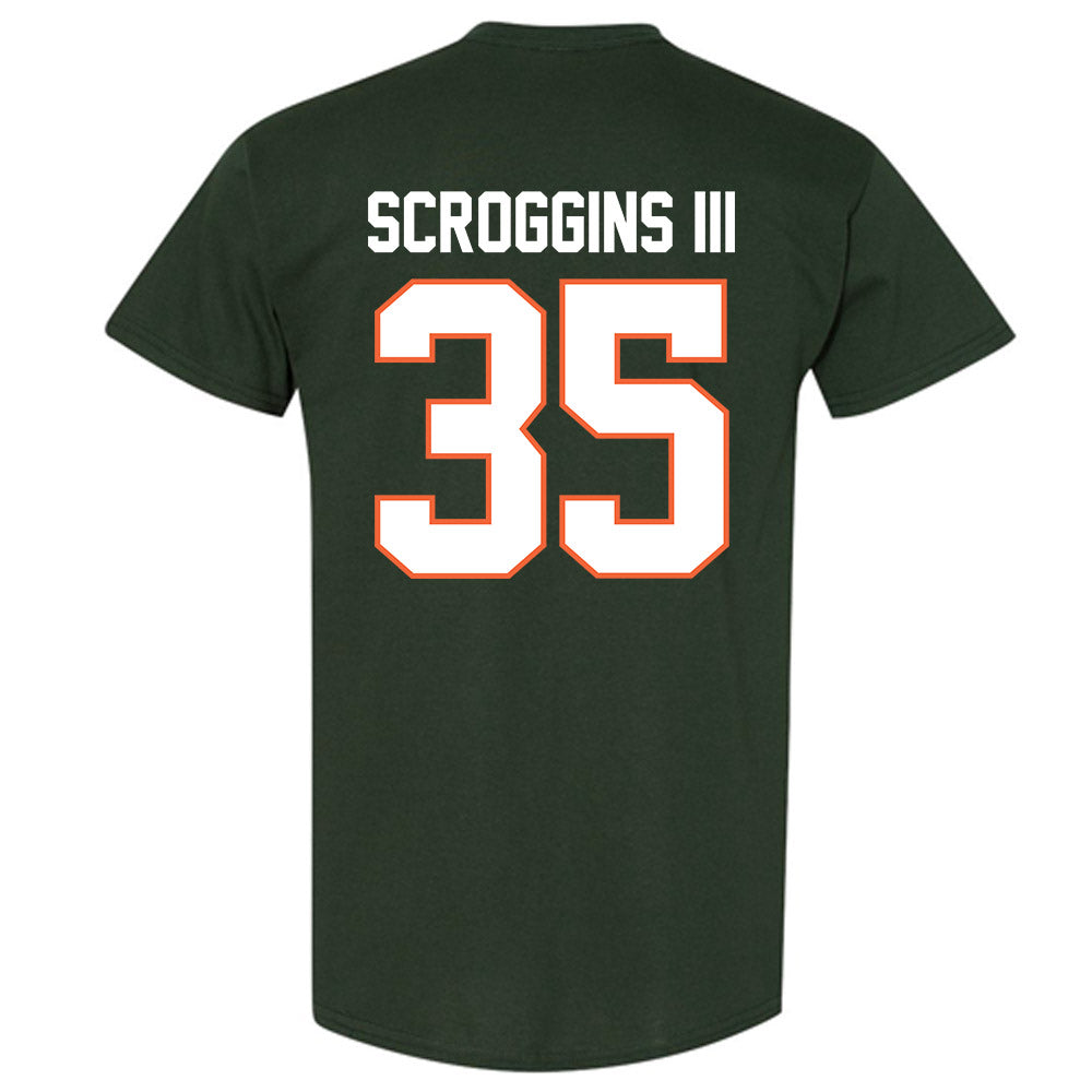 Miami - NCAA Football : Herbert Scroggins III - Classic Shersey T-Shirt-1