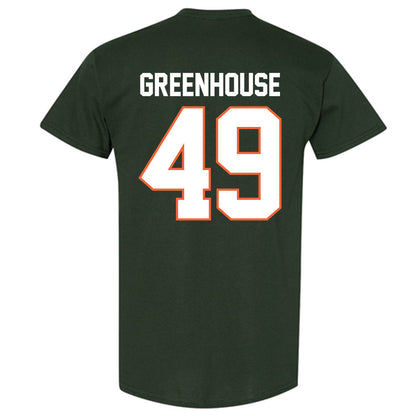 Miami - NCAA Baseball : Mason Greenhouse - Classic Shersey T-Shirt-1