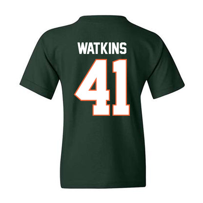 Miami - NCAA Baseball : Jailen Watkins - Classic Shersey Youth T-Shirt-1
