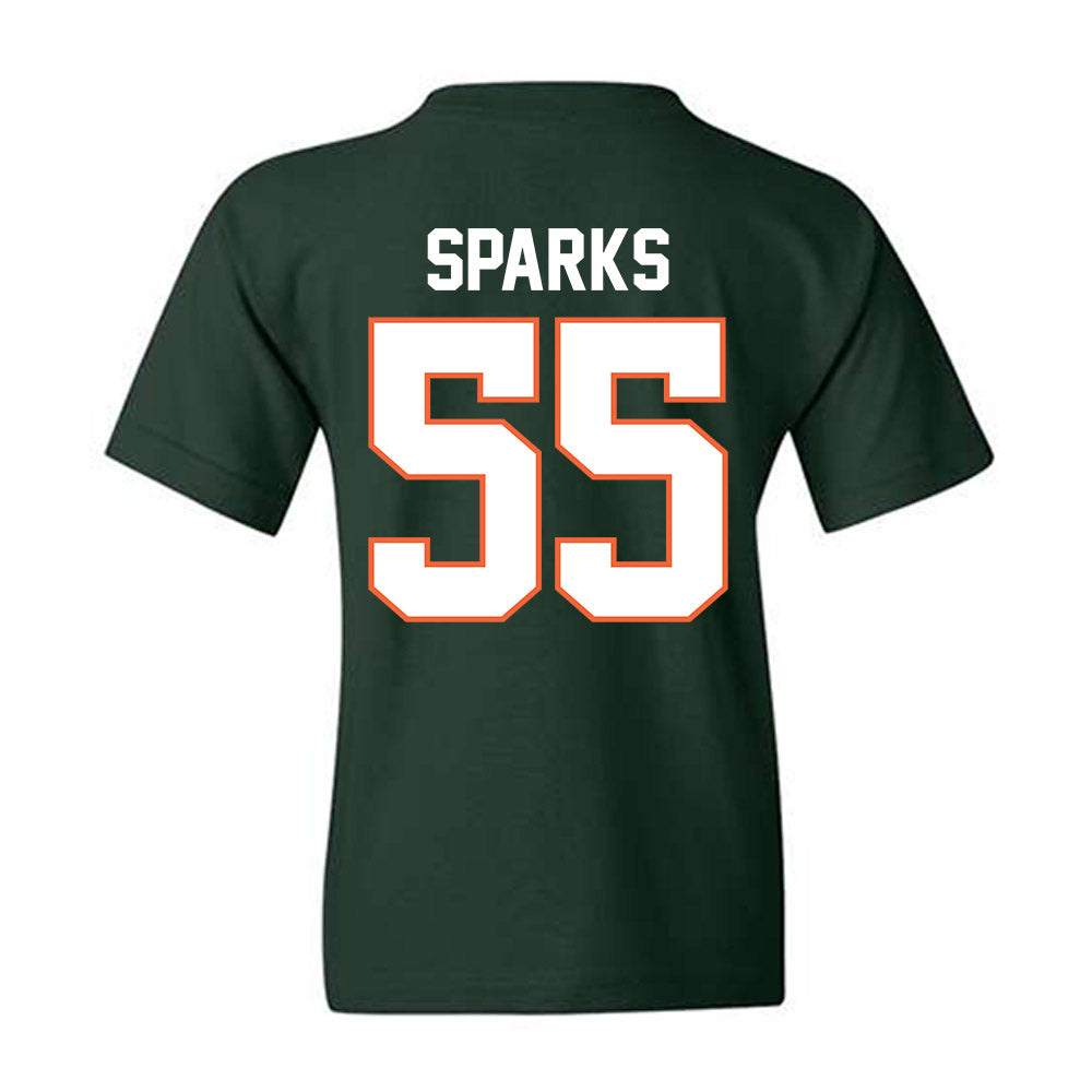 Miami - NCAA Football : JJ Sparks - Classic Shersey Youth T-Shirt-1