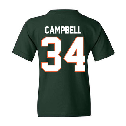 Miami - NCAA Football : Jordan Campbell - Classic Shersey Youth T-Shirt-1