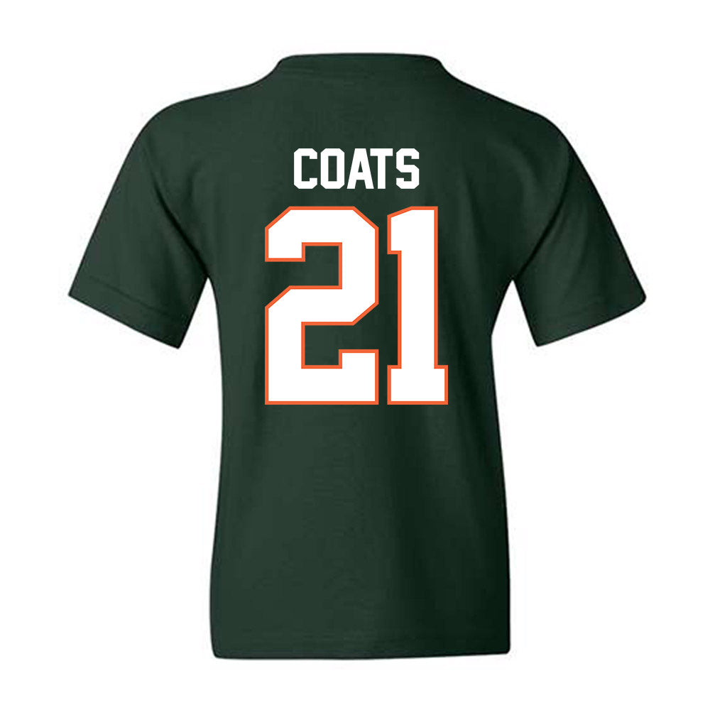 Miami - NCAA Baseball : TJ Coats - Classic Shersey Youth T-Shirt-1