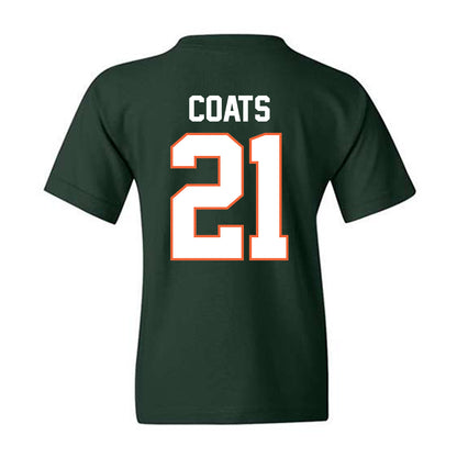Miami - NCAA Baseball : TJ Coats - Classic Shersey Youth T-Shirt-1