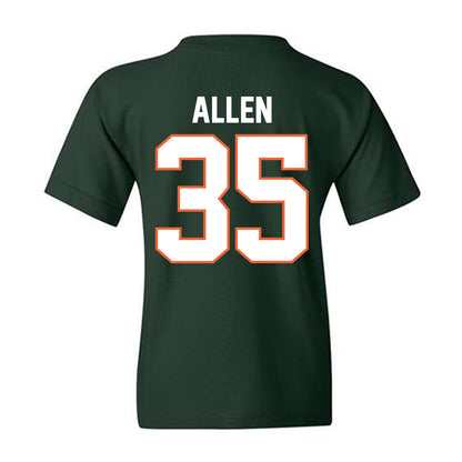 Miami - NCAA Men's Basketball : Dante Allen - Classic Shersey Youth T-Shirt-1