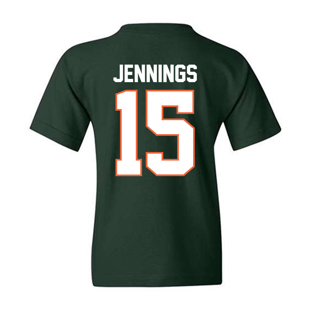 Miami - NCAA Football : Brody Jennings - Classic Shersey Youth T-Shirt-1