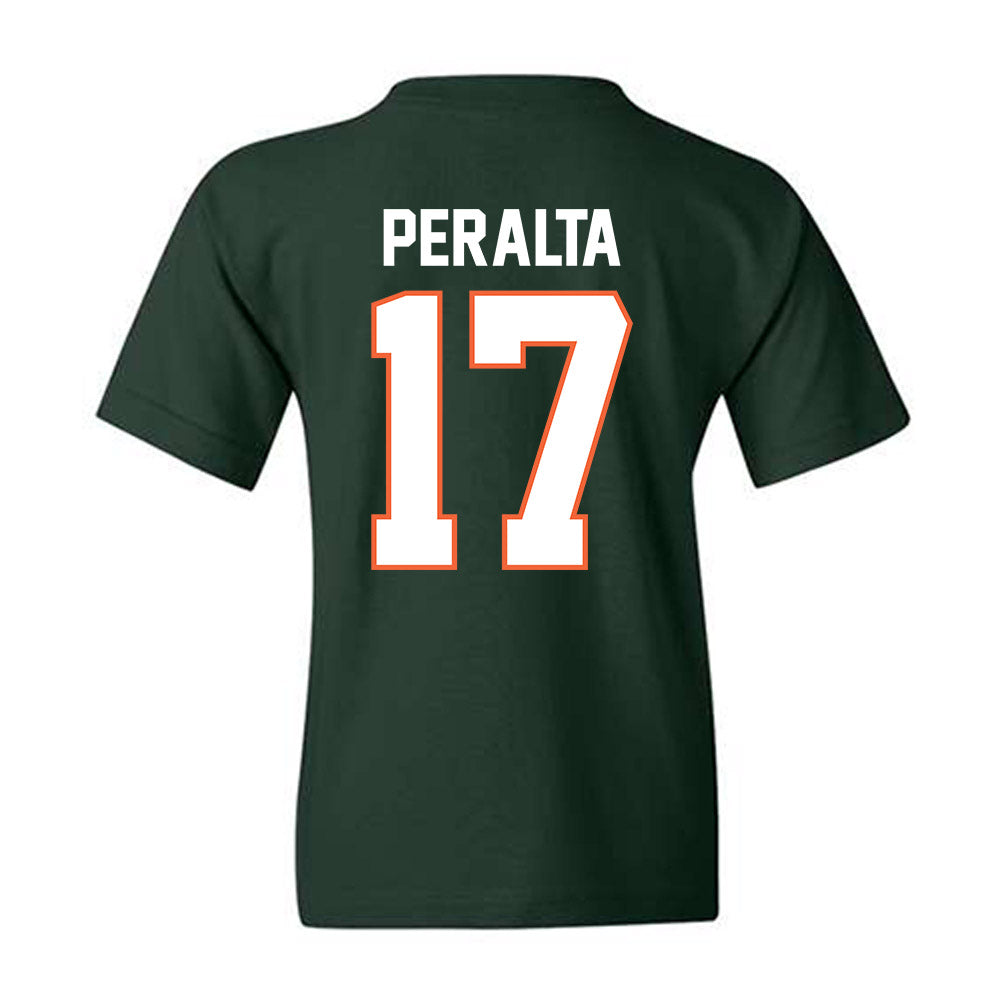 Miami - NCAA Baseball : Fabio Peralta - Classic Shersey Youth T-Shirt-1