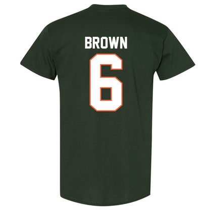Miami - NCAA Football : CharMar Brown - Classic Shersey T-Shirt-1