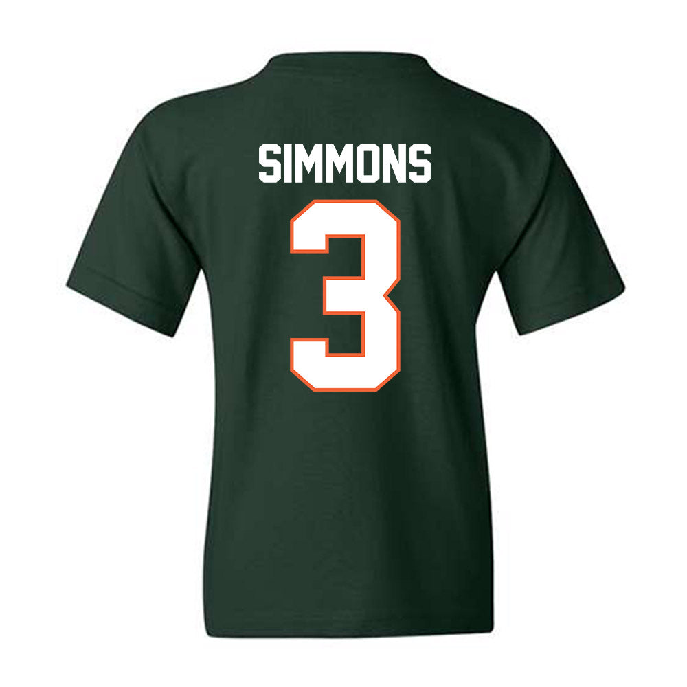 Miami - NCAA Women's Soccer : Noelle Simmons - Classic Shersey Youth T-Shirt-1