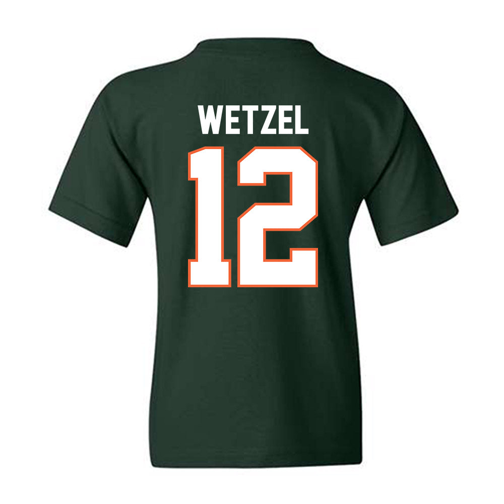 Miami - NCAA Women's Basketball : Natalie Wetzel - Classic Shersey Youth T-Shirt-1