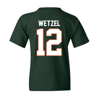Miami - NCAA Women's Basketball : Natalie Wetzel - Classic Shersey Youth T-Shirt-1