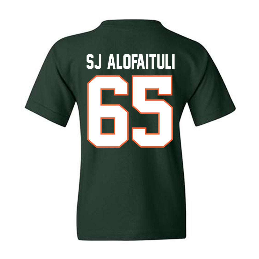 Miami - NCAA Football : Seuseu "SJ" Alofaituli - Classic Shersey Youth T-Shirt-1