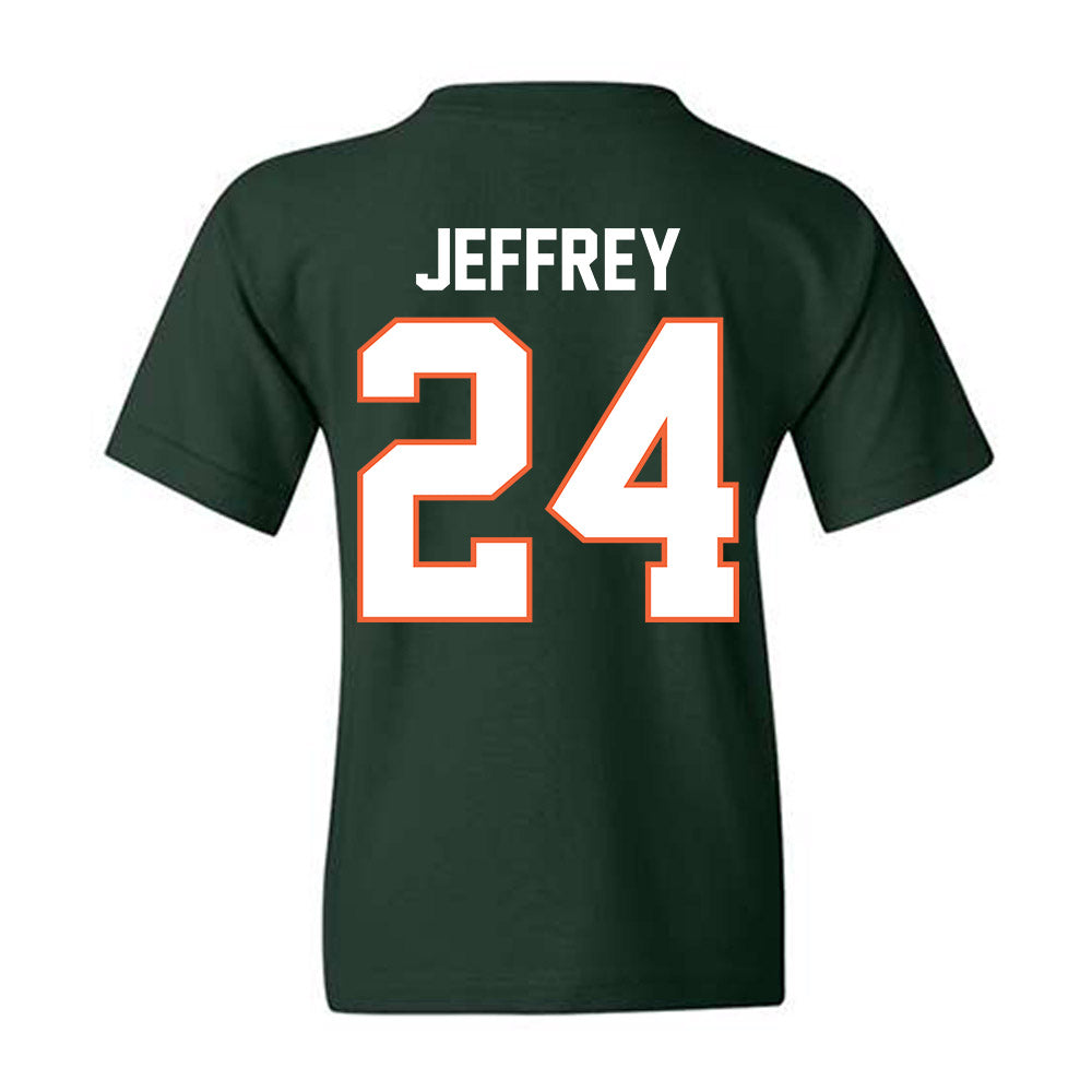 Miami - NCAA Baseball : Donavan Jeffrey - Classic Shersey Youth T-Shirt-1