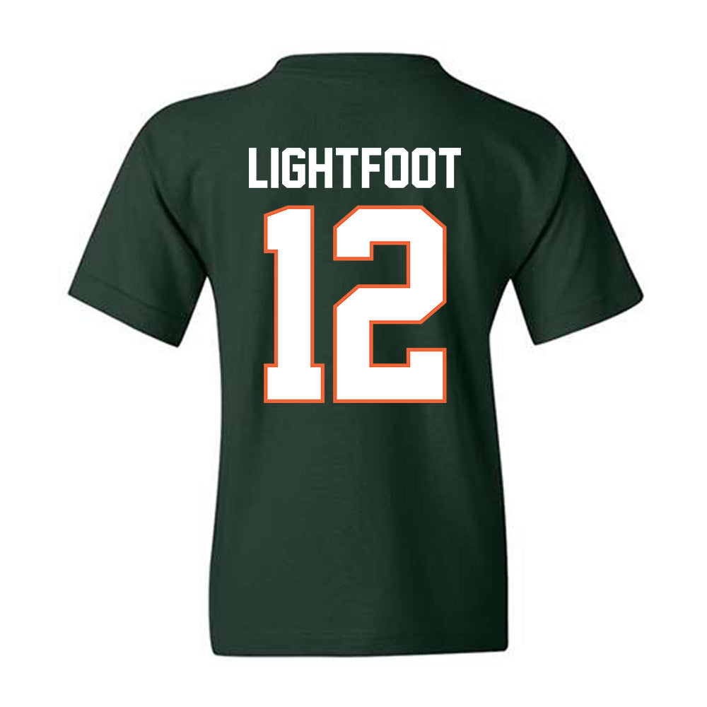 Miami - NCAA Football : Marquise Lightfoot - Classic Shersey Youth T-Shirt-1