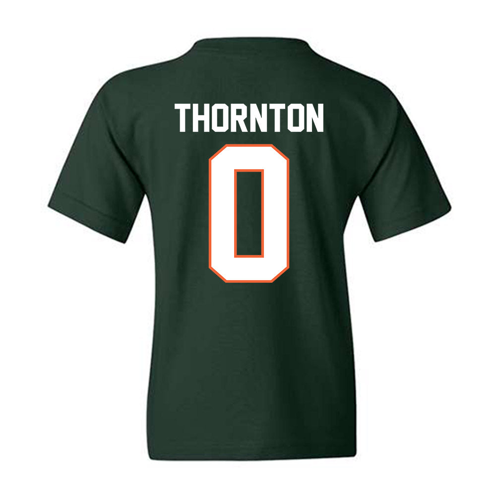 Miami - NCAA Football : Omar Thornton - Classic Shersey Youth T-Shirt-1
