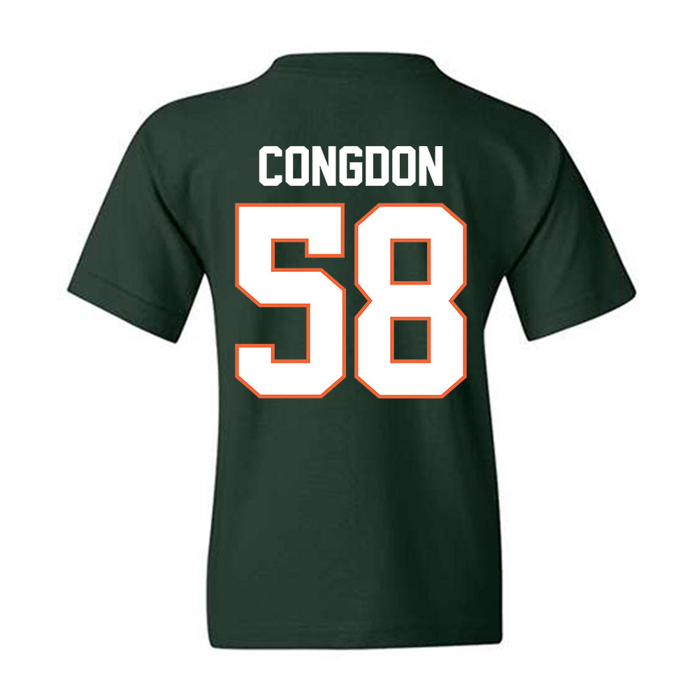 Miami - NCAA Football : Ben Congdon - Classic Shersey Youth T-Shirt-1