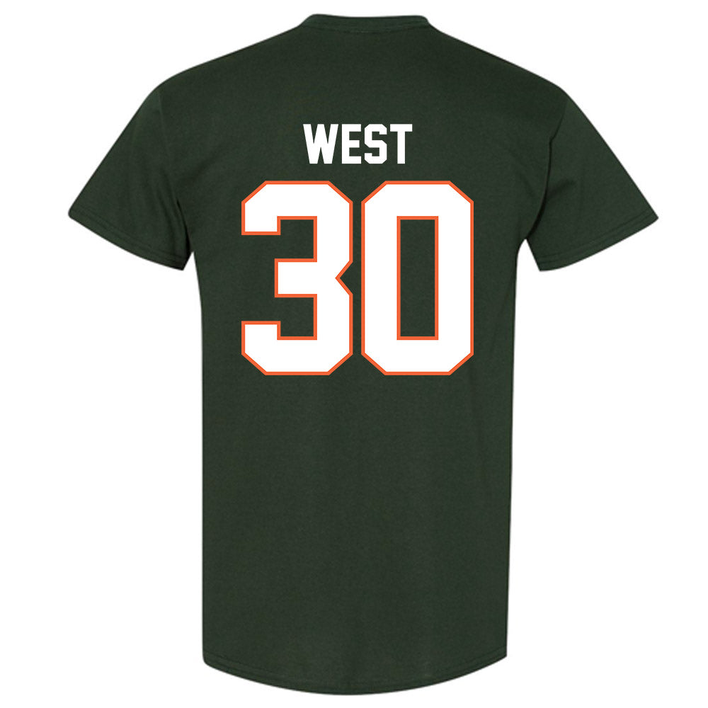 Miami - NCAA Baseball : Brylan West - Classic Shersey T-Shirt-1