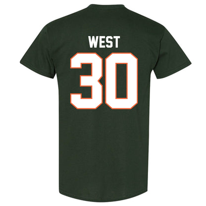 Miami - NCAA Baseball : Brylan West - Classic Shersey T-Shirt-1
