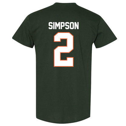 Miami - NCAA Women's Soccer : Emilie Simpson - Classic Shersey T-Shirt-1