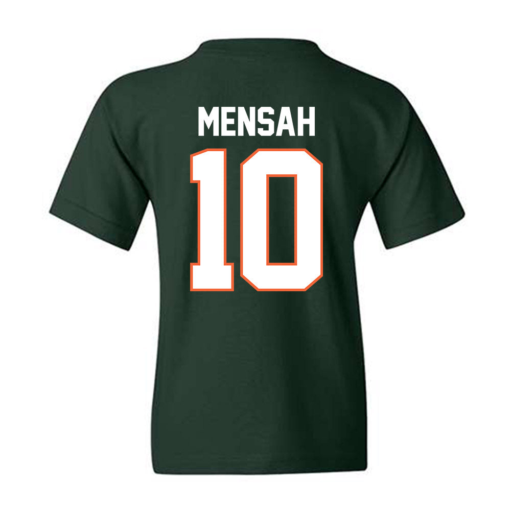 Miami - NCAA Football : Darian Mensah - Classic Shersey Youth T-Shirt-1
